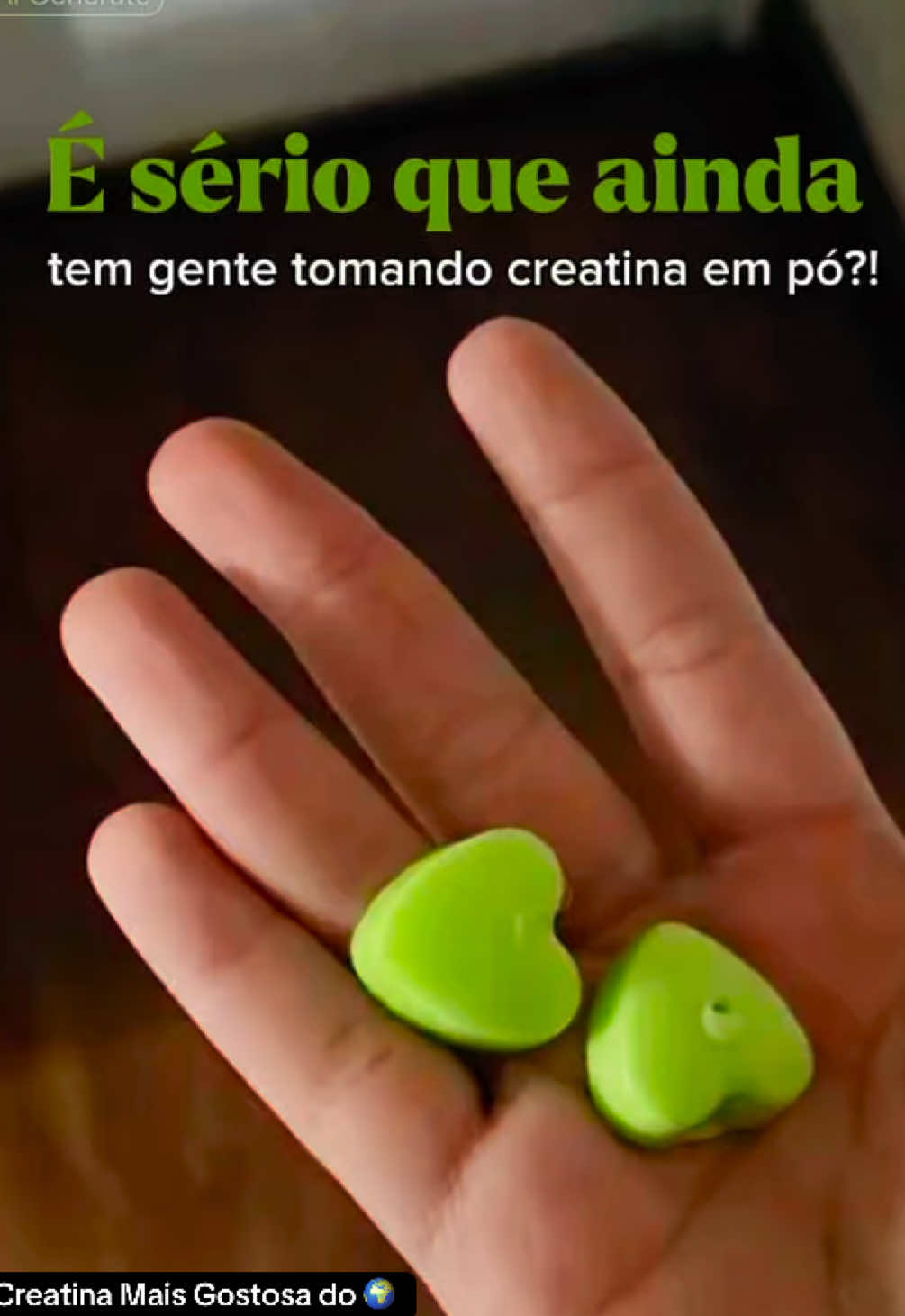 A mais saborosa creatina do mundo é brasileira e é de maçã verde! Mais um acerto da Manu Cit. Sabor 10/10 e muito prática de tomar 🍏 #creatina #manucit #tiktokshopchegou #vidafitness #academia 