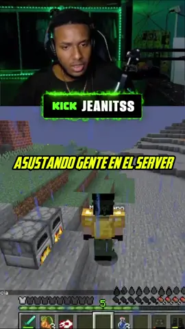 asustando a la gente del serve😂😱#scary #tp #Minecraft #humor #fyp 