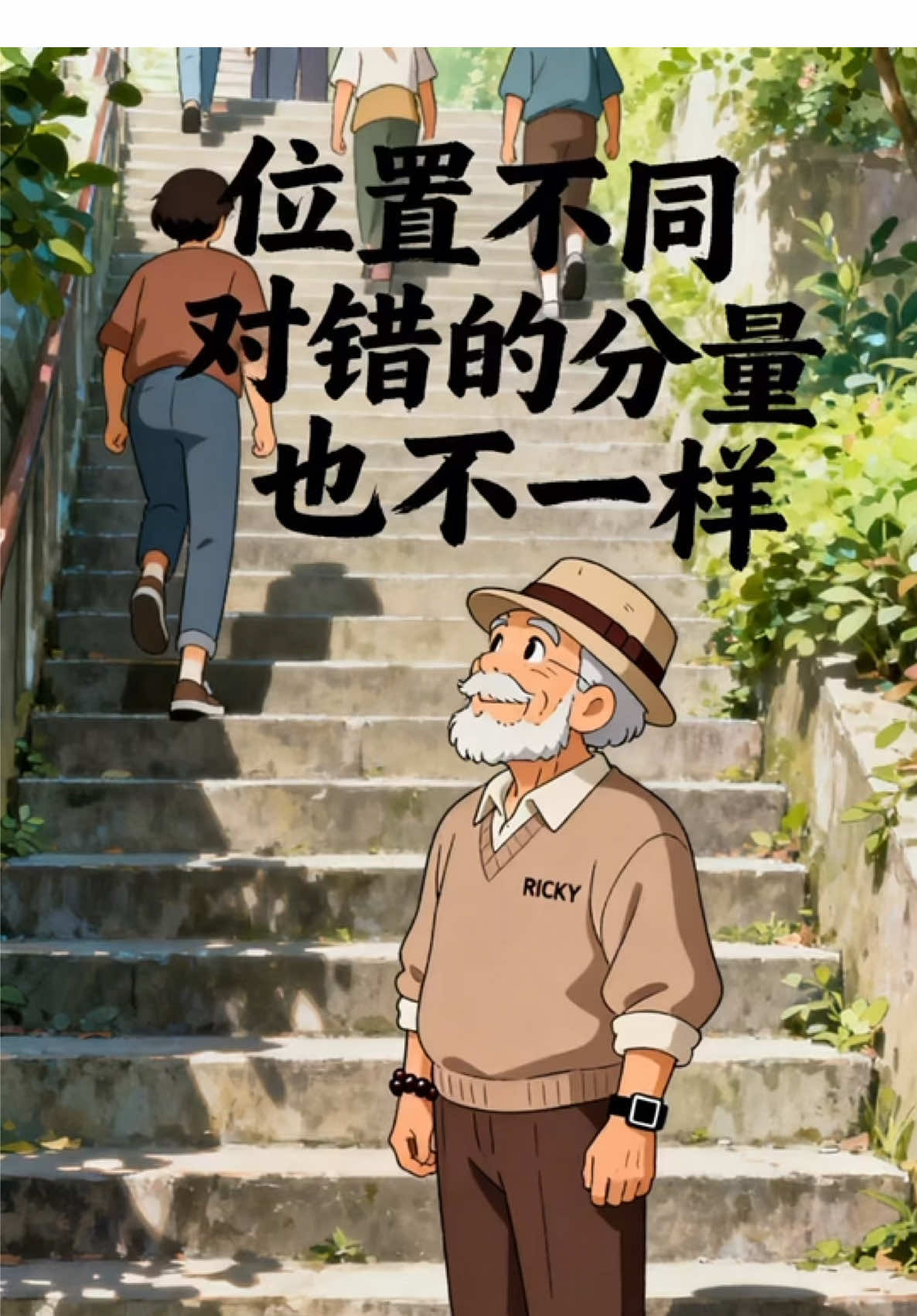 位置不同，對錯的分量也不一樣 #推薦 #情感語錄 #治癒 #情感共鸣 