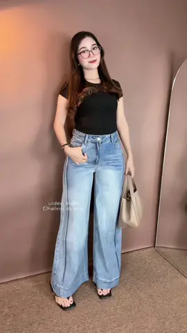 Rekomendasi celana baggy jeans highwaist,cakep banget🫶🏻 #celanajeans #jeanswanita #baggyjeans #jeanshighwaist #rekomendasi 