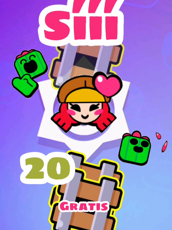 20 RIELES GRATIS 🤩 Usando el link que está en mi perfil de Instagram y YouTube. #BrawlStars #SubwaySurfers #GiftedBySupercell 