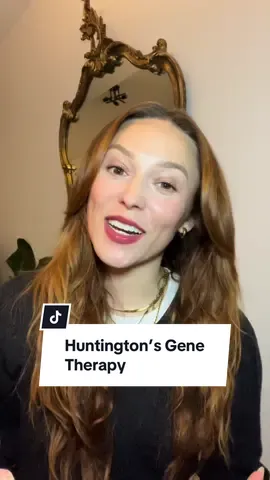 Gene therapy could change the future of Huntington’s disease. As a neurologist, this is one of the most exciting breakthroughs in the field 🧬💉 Here is what it could mean for families living with Huntington’s #huntingtonsdisease #genetherapy #neurotok #brainhealth #neurology 