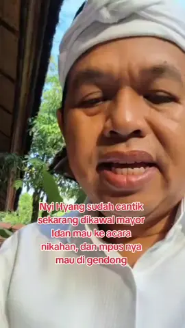 NYI hyang mau ke acara nikahan dikawal mayor Idan @sorotan #jawabarat  #egi  #kdm  #idan #nyihyangsukmaayu 