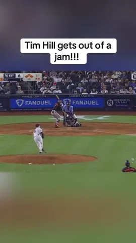 Tim Hill comes in and bails the Yankees out! #timhill #yankees #yankeesbaseball #yankeesfans #yankeestiktok 
