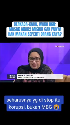 seharusnya yg di stop itu korupsi, bukan MBG 😭#viralin #biarpadapaham #mbg #foryoupage #fypシ゚