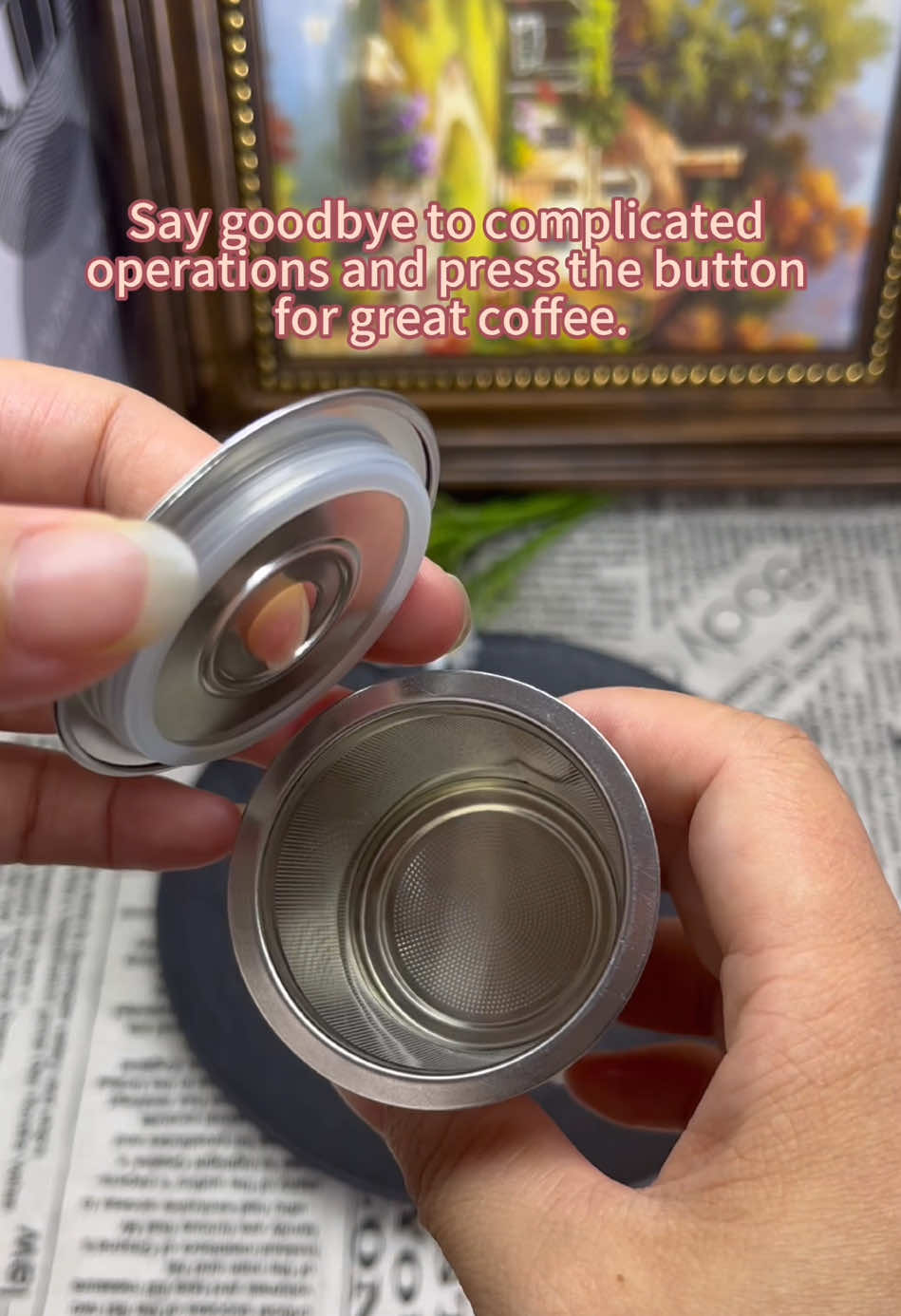 Don't let a disposable plastic pod limit your taste—and stop paying for waste. This stainless steel coffee K-Cup provides a truly 