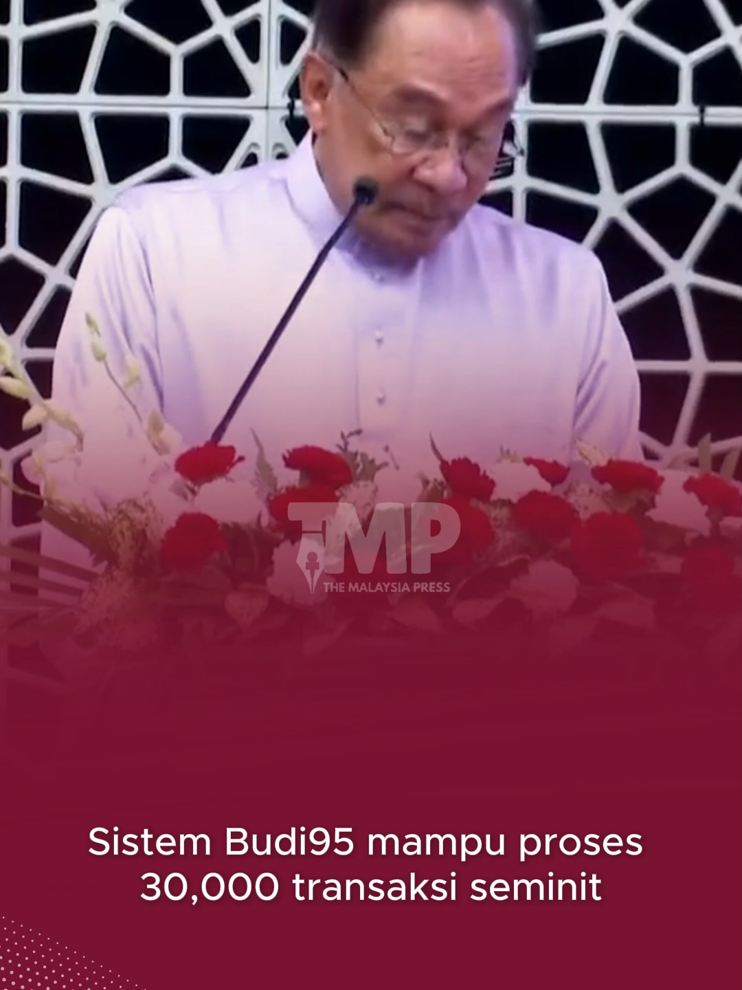 Sistem Budi95 mampu proses 30,000 transaksi seminit Kerajaan meningkatkan kapasiti pelayan Program Budi Madani RON95 (Budi95) sehingga 10 kali ganda bagi membolehkan sistem memproses hingga 30,000 transaksi seminit, langkah yang diambil selepas pengalaman masalah teknikal ketika pelaksanaan Sumbangan Asas Rahmah (Sara). Perdana Menteri, Datuk Seri Anwar Ibrahim berkata peningkatan ini memastikan permohonan dan rayuan rakyat dapat diproses dengan lebih cepat dan lancar apabila program bermula hujung bulan ini.