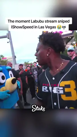 The moment Labubu stream sniped IShowSpeed in Las Vegas 😭💀 #ishowspeed #fyp 