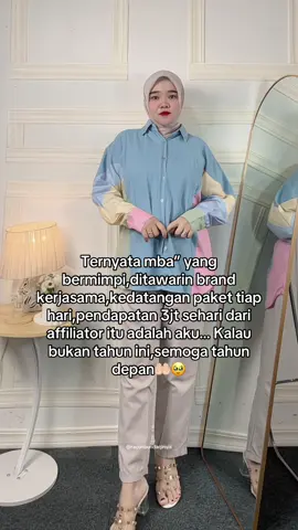 Mimpin boleh tingga yaa guys,siapa tau doa dari ucapan aku,semoga kalian juga yaaa.. #personalbranding #affiliatemarketing #pejuangaffiiliate #pejuangfyp #masyaallahtabarakkallah 