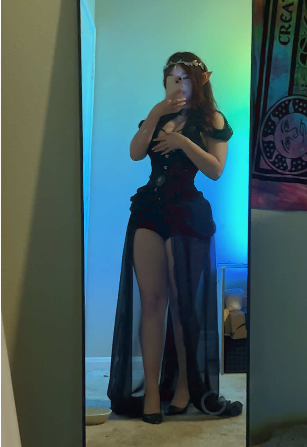 This is my natural form #cosplay #cosplaygirl #gothgirl #xyzbca @Meowcosofficial 