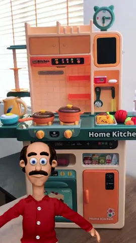 Cozinha Infantil Brinquedo com Luz e Som Sai Água de Verdade Fogão 33 Acessórios 