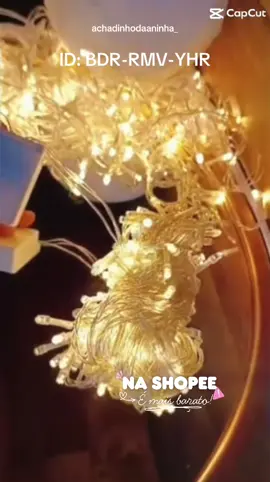 Pisca Pisca 100 LEDs Branco Quente 8 Funções 10Mts Decoração🛒❤️