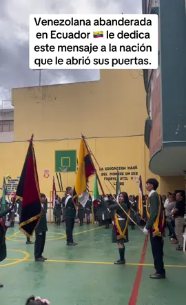 La historia de la venezolana abanderada en Ecuador 🇪🇨 #ecuador 