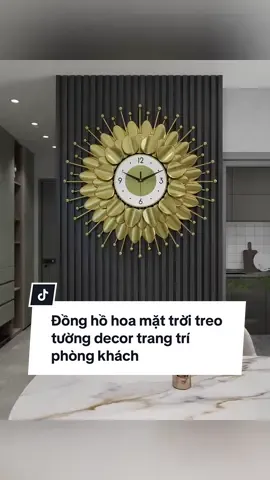 Đồng hồ treo tường decor trang trí không gian phòng khách nhà b#muataitiktokshop #thuhaifreeship #xuhuongtiktok #wwwmindecor #donghotreotuong 