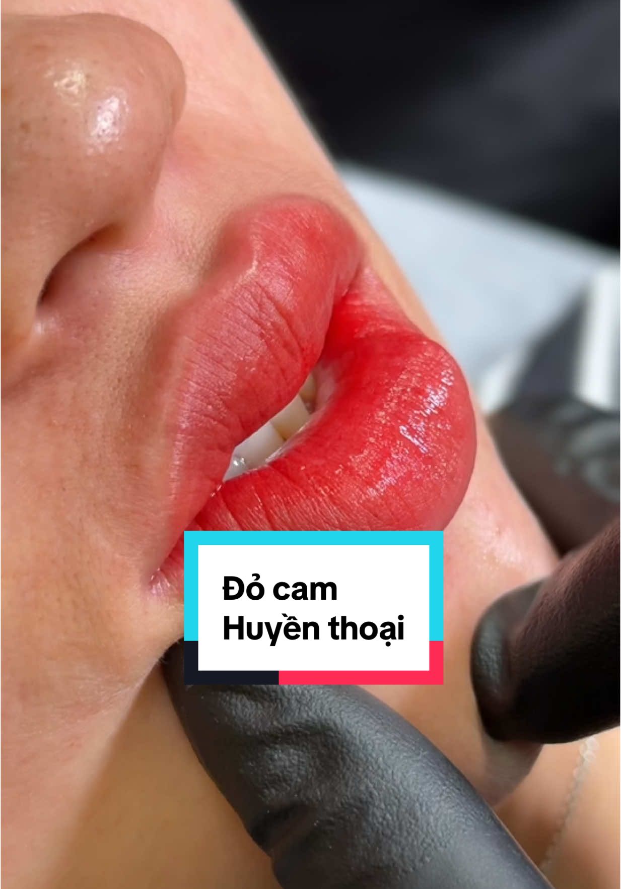 Môi cam đỏ Mint thực hiện#phunxamthammy #gialai #xuhuong #viral #lamdep #phunxamgialai #trending 