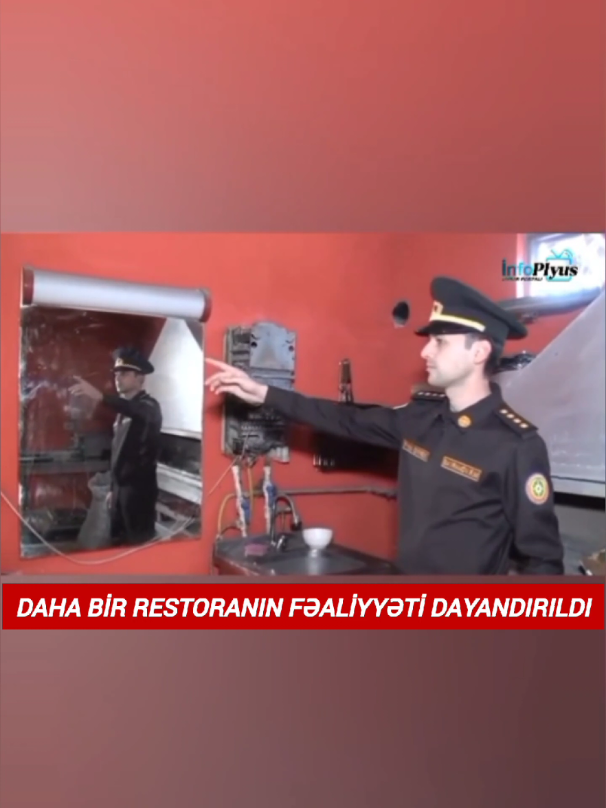 FHN-in Dövlət Yanğın Nəzarəti Xidməti yanğın təhlükəli restoranın fəaliyyətini dayandırıb. FHN-dən 