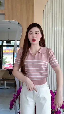 Áo polo xinh quá các bác ạ #aopolo #polonu #aonu #tiktok #sansale 
