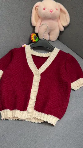 Áo lem cardigan ngắn tay. #aolen #aolenquangchau #aolennu #aolentam #aolendaitay 