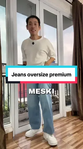Celana jeans oversize bahan tebal , lentur,jatuh nyaman dipakai bisa dipakai cowok cewek #celanajeanspria #celanajeansloose #jeansbaggy #jeanspremium #celanajeanspanjang 