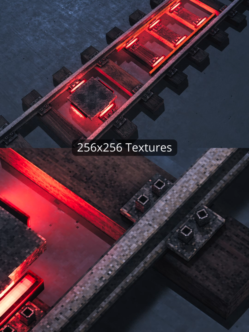 Comparing Minecraft Texture Resolutions #Minecraft #minecraftmemes #gaming 