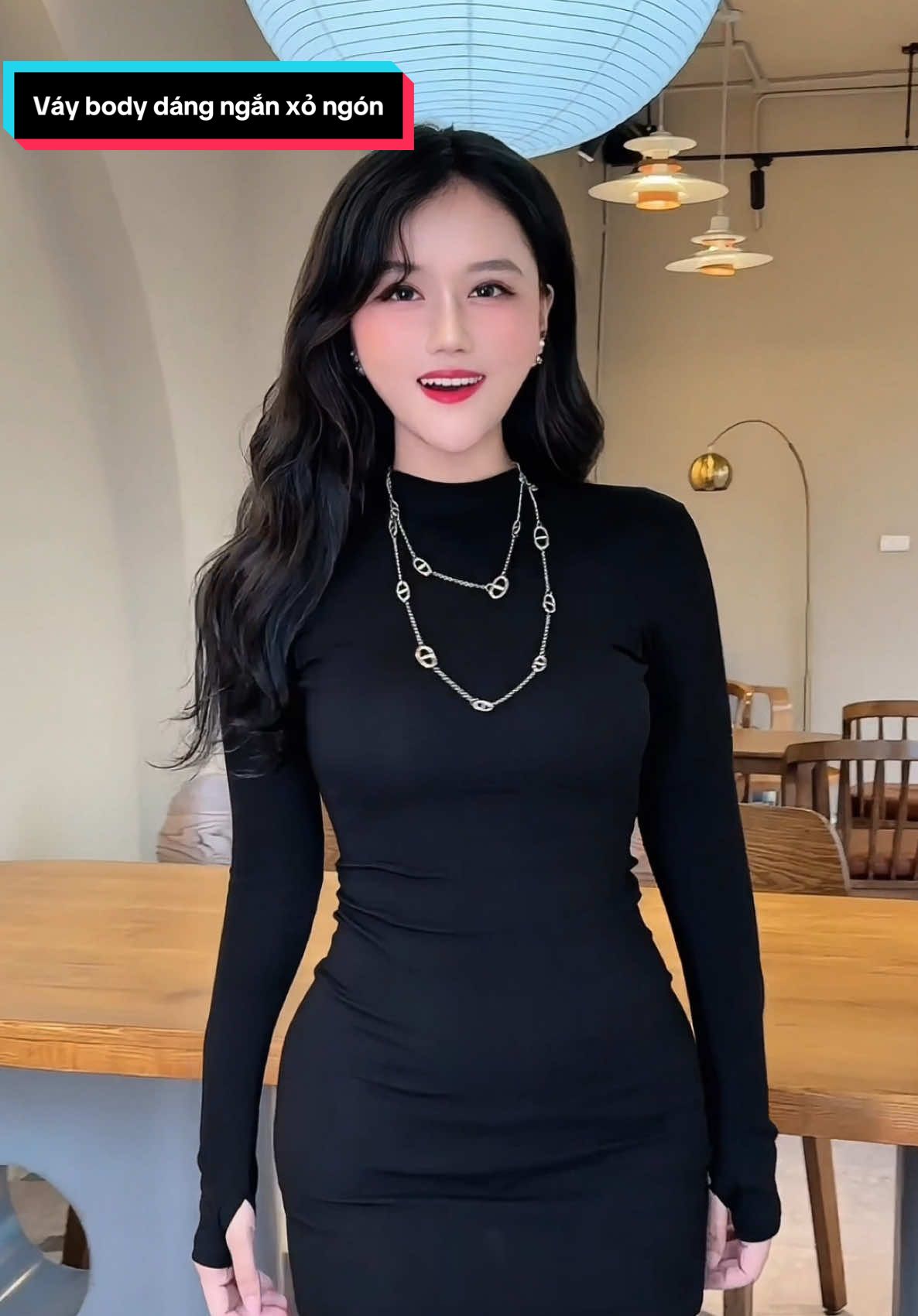Váy body dáng ngắn xỏ ngón #vaybody #vaybodydangngan #vaybodyxongon #misoul #xuhuong 