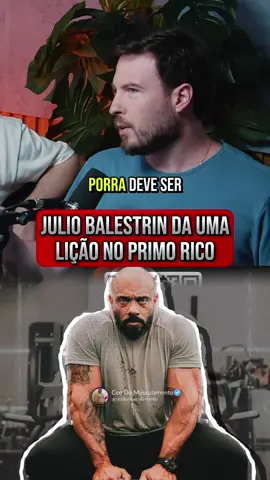 julio balestrin da uma lição no primo rico!  - #bodybuilder #balestrin #cortescariani