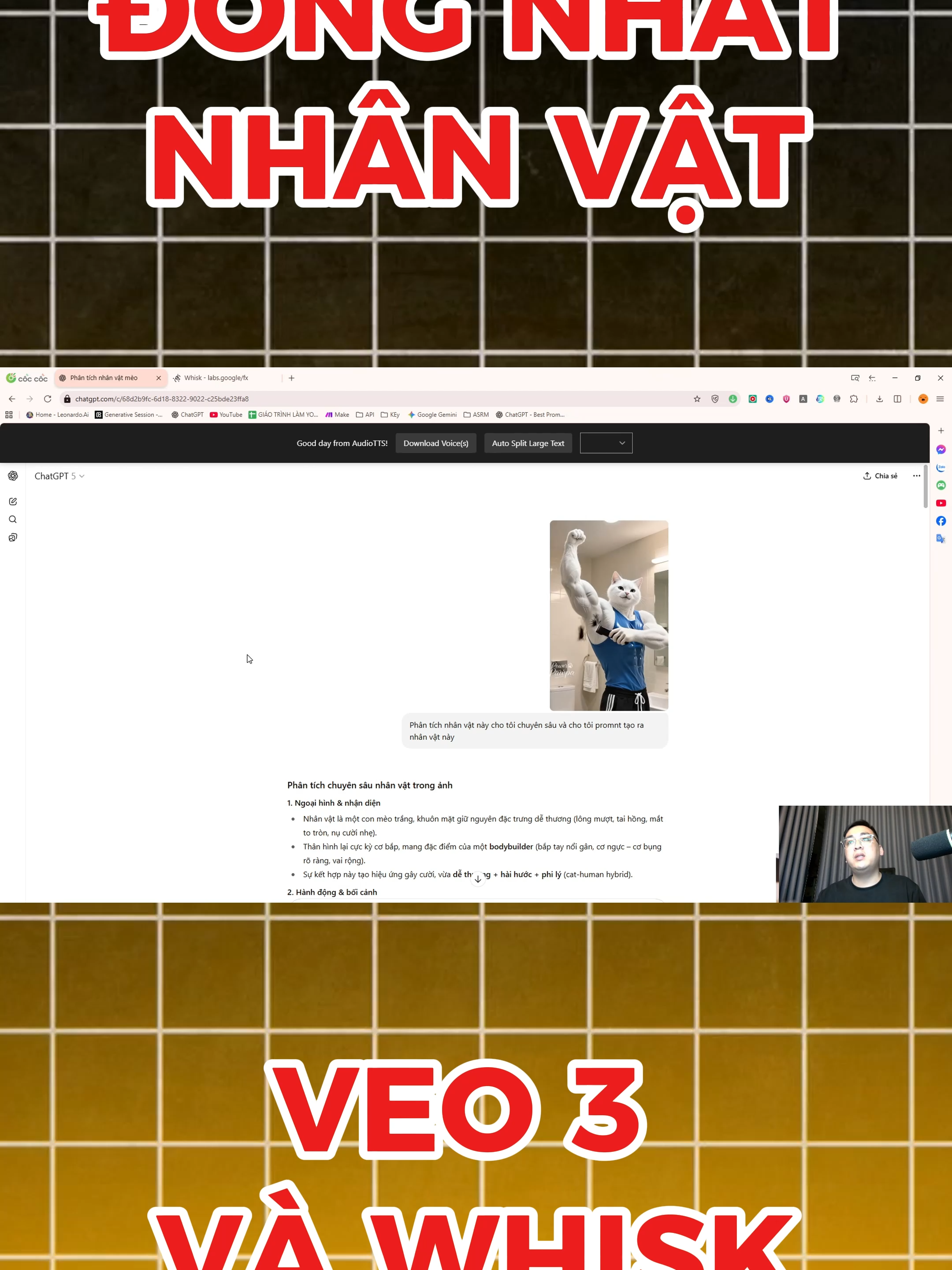 Đồng nhất nhân vật veo 3 | Phần 2 #veo3