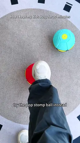 Press the ball and it will bounce up, it's fun