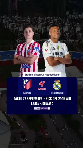 Jadwal Atletico Madrid vs Real Madrid Derby Madrid Malam ini #jadwalbola #football #laliga #derbimadrid 