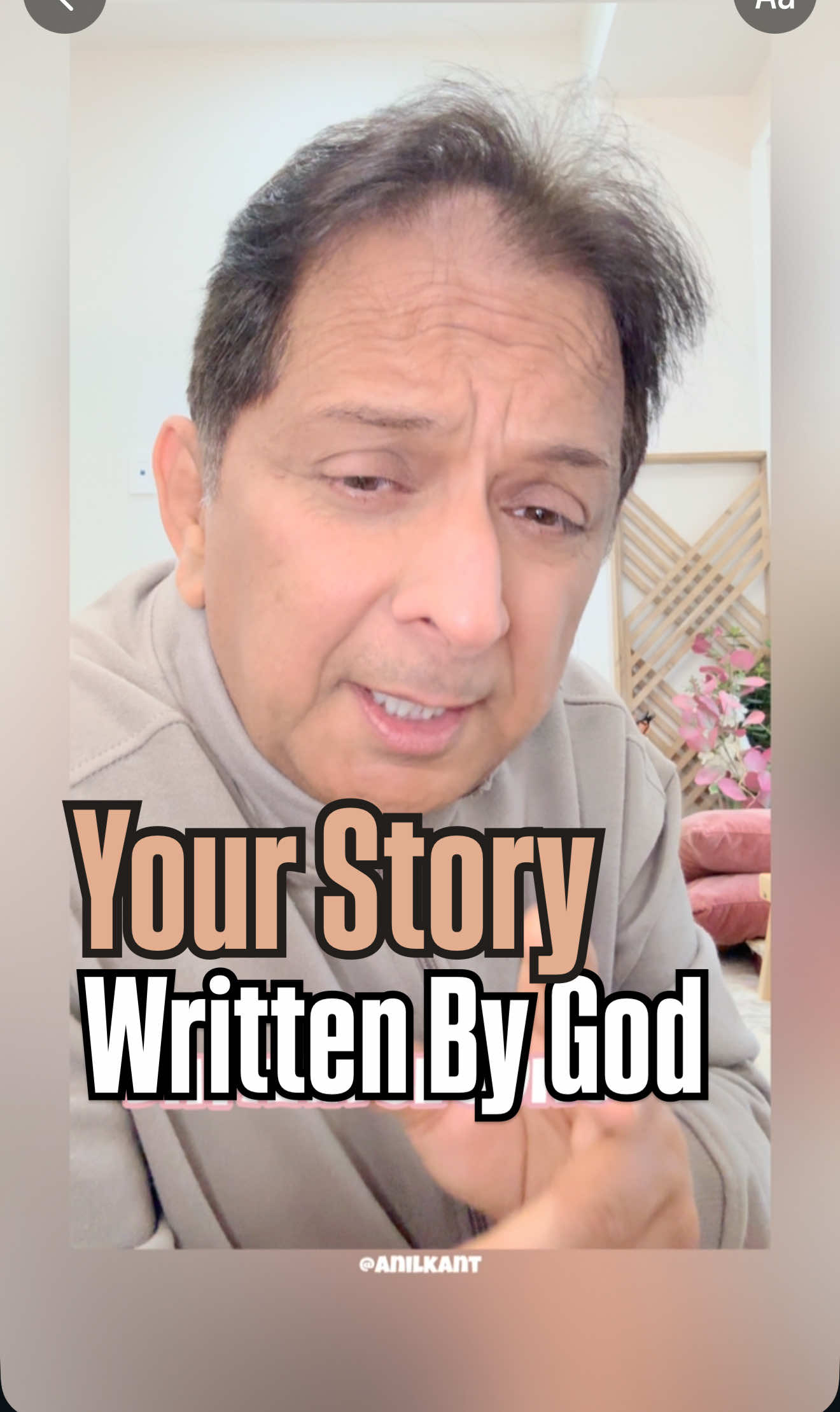 This life is Your story. Written by God. Fueled by the love of Jesus,  not by opinions of those who Judge you.  Apne Hathon Se Banaya Hai, Mujhe Mere Khuda Ne !!! #anilkant #faith #jesus #mystory #blessed 