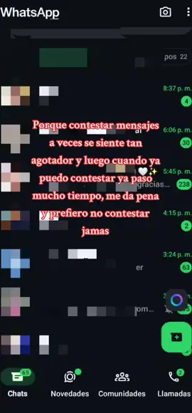 No les pasa? Osea paso mucho tiempo usando el celular pero no es lo mismo q responder mensajes, tipo quiero responder pero lo dejo, lo dejo y se me vaaaa, si estas leyendo esto y no te he respondido, no es perspnal tqm ♡ #fyp #mensajes #tired #fyp #trend 