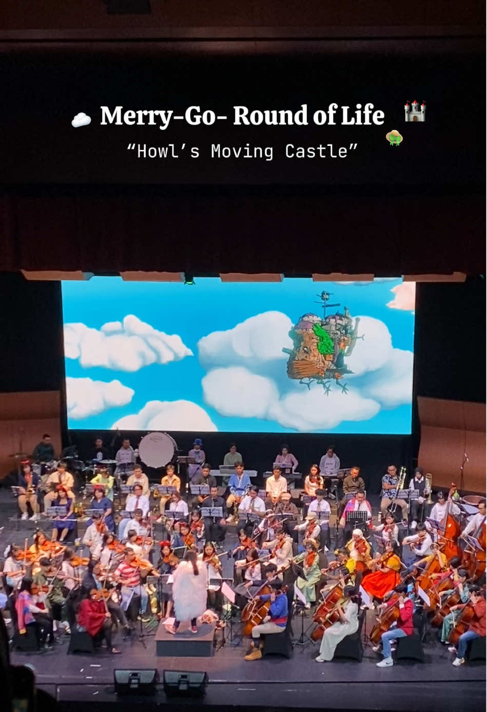 Merry-Go-Round of Life TRUST Orchestra The Legends 8 Infinity The World Of Studio Ghibli x Makoto Shinkai Show 2 September, 20th 2025 #merrygoround #howlsmovingcastle #ghibli #orchestra #fyp 