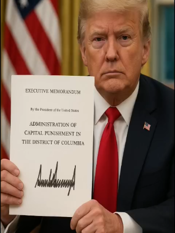 Washington en shock total. Donald Trump encendió la mecha política y legal al firmar un explosivo memorando que revive la pena de muerte en la capital de EE.UU., abolida en 1981.#trump #washington #usa #estadosunidos #news 