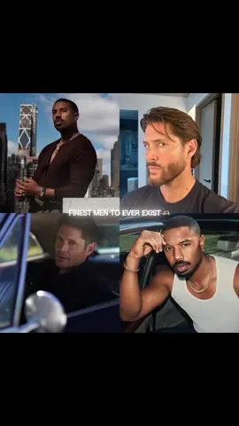 Forever obsessed with these two 😍 #foryoupage #fyp #jensenackles #michaelbjordan #actor 