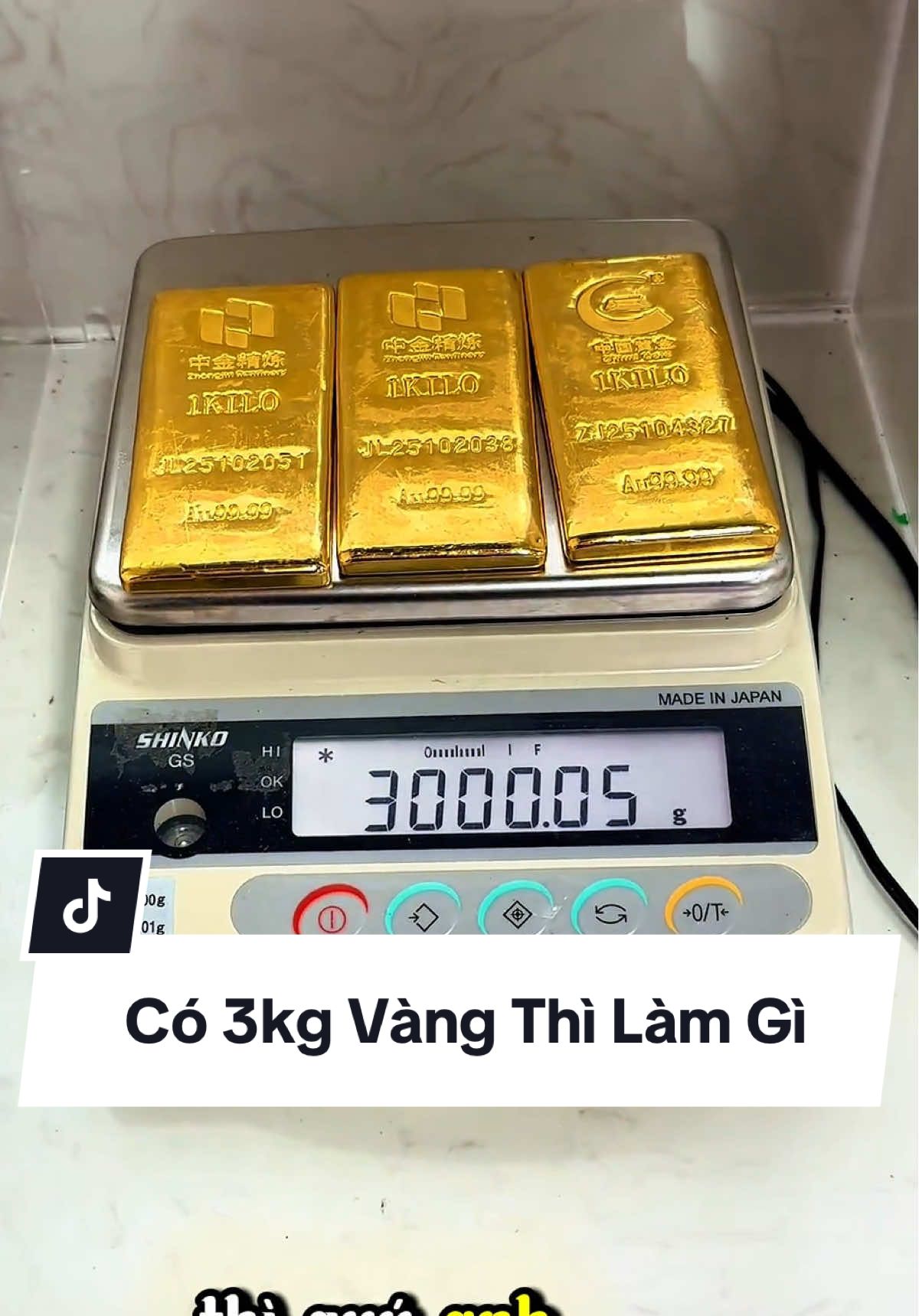 Nếu Có 3Kg Vàng Thì Làm Gì #xuongkhongto #trending #xuhuong #gold #trangsuc 