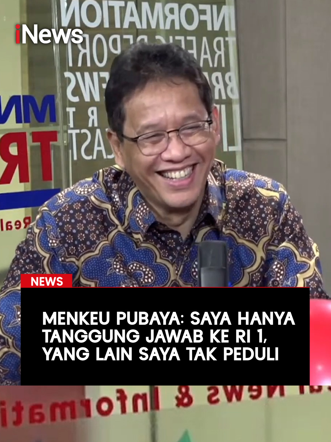 Menteri Keuangan RI, Purbaya Yudhi Sadewa mengatakan bahwa dirinya hanya bertanggung jawab kepada Presiden Prabowo Subianto saja. Purbaya menambahkan bahwa dirinya selalu berdiskusi dan melaporkan seluruh rencana maupun strateginya selama menjabat kepada presiden Prabowo Subianto.  Menteri Keuangan tersebut juga memastikan bahwa Presiden membutuhkan perubahan terhadap pertumbuhan ekonomi menuju ke arah yang lebih baik.  Baca selengkapnya hanya di  https://www.inews.id/news #iNews #Purbaya #Menkeu #MenteriKeuangan #PresidenPrabowo #RI1