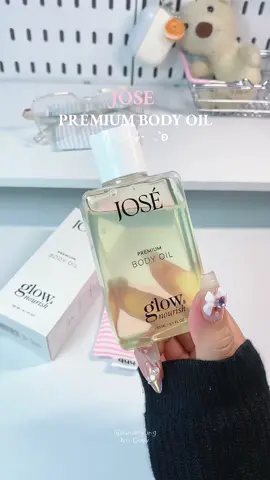 กลิ่นหอมแป้งอ่อนๆ หอมติดผิว🗯️💗#jose #บอดี้ออยล์ #josethailand #รีวิวบิวตี้ #ของดีบอกต่อ 