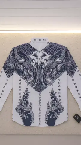 ARKADEWA PUTIH Baju Kerah Koko batik kerah #bajukoko #bajupria 