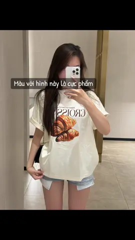 Vải đẹp mịn mát, form cưng dã man 👌✨ #miucho #aophong #aothun #aococtay #thoitrang 
