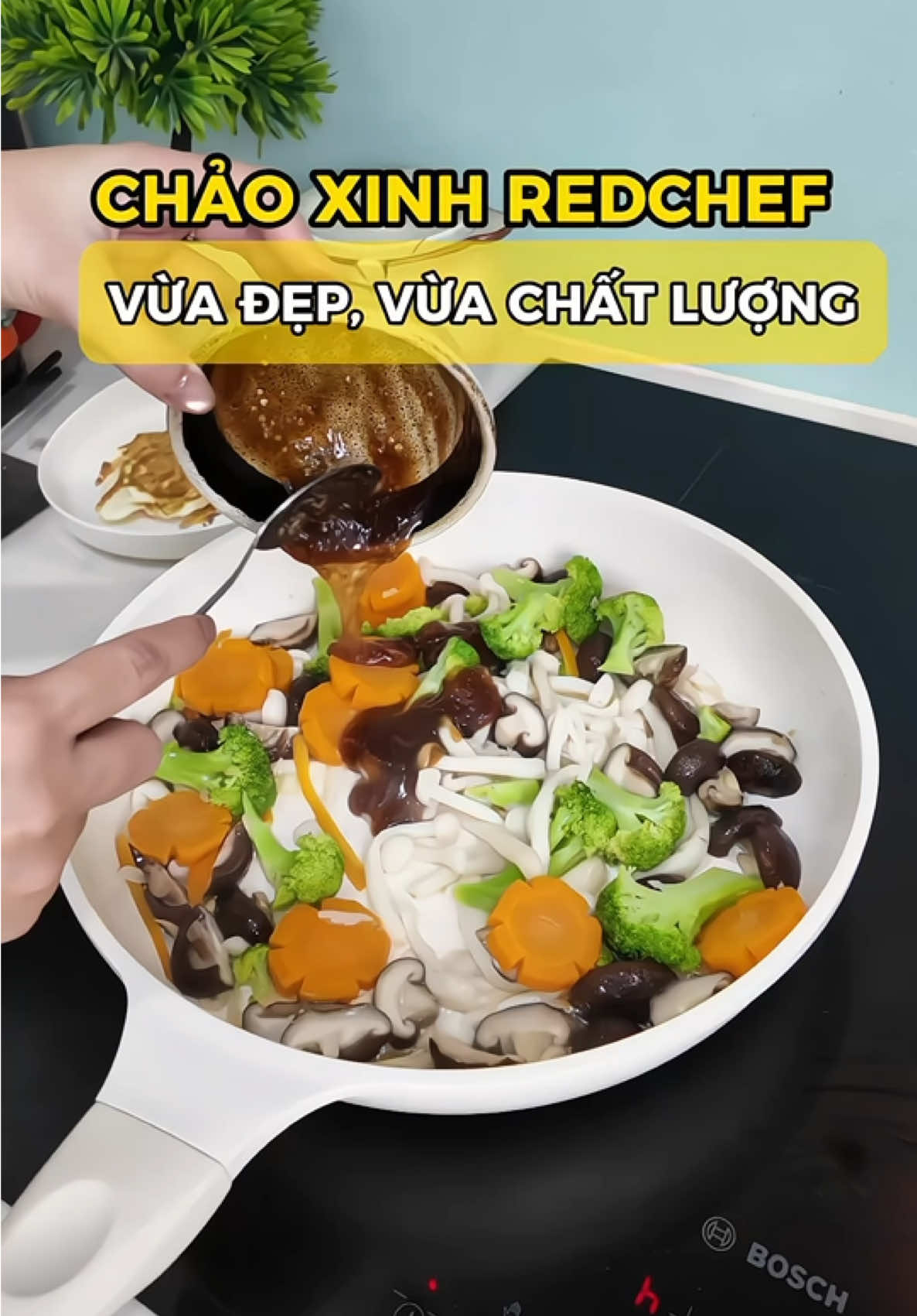 Chảo xinh lại chống dính tốt #chảo #chaoredchef #chaoceramic #chaochongdinh #dandanreview 