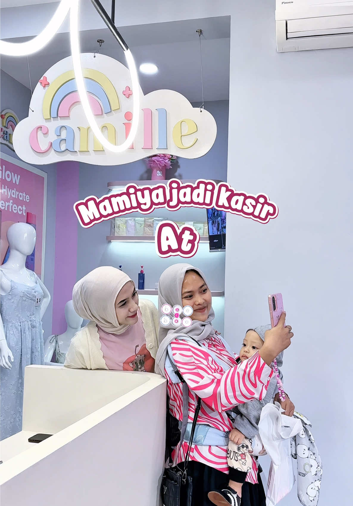 Siapa mau dikasirin lagi sama mamiyaa @ndshvv ☝🏻😍💗✨ #fyp #nadshavv #outfit #tokobaju #OOTD 