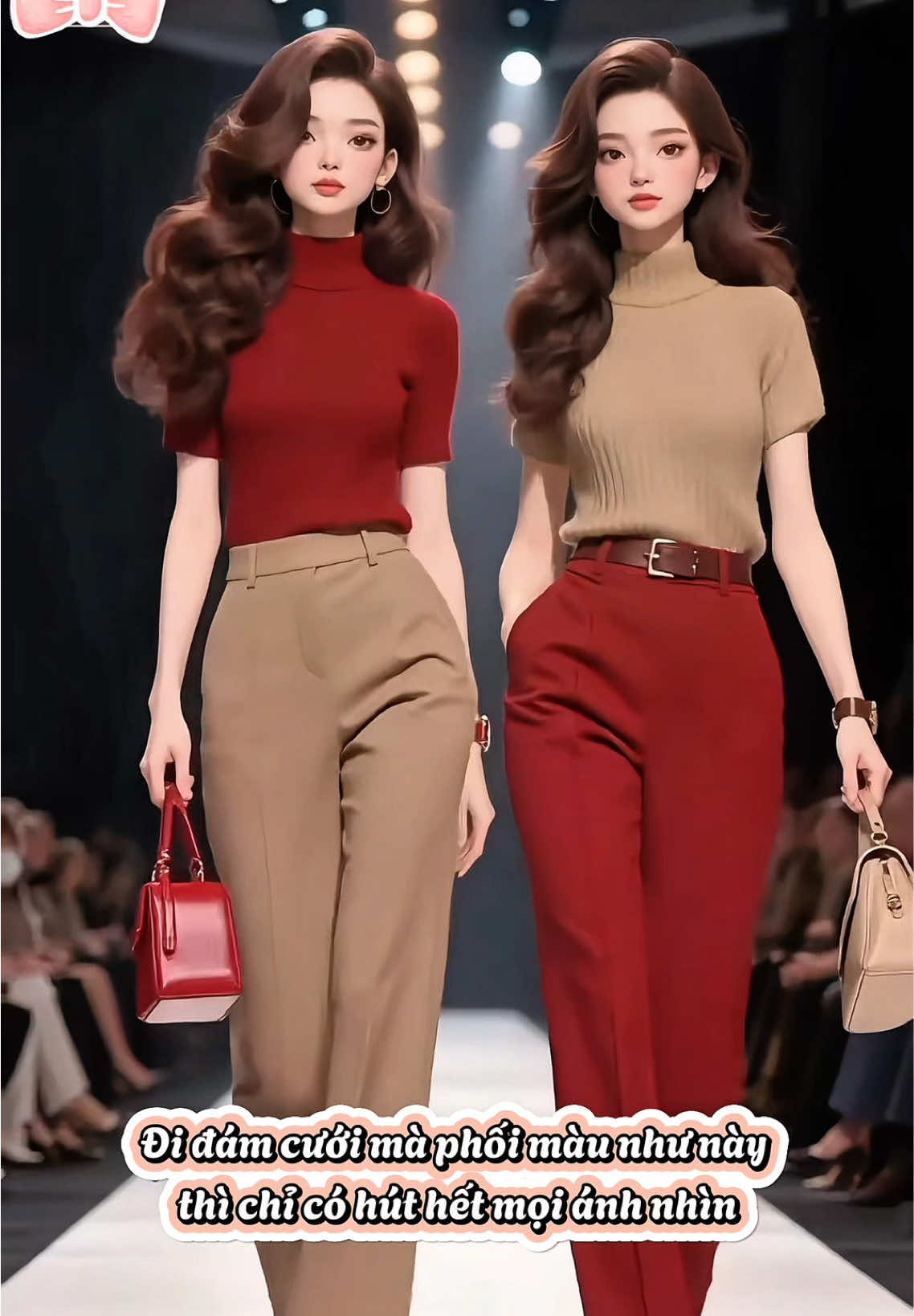 Đi đám cưới mà phối màu như này thì không nổi hơi phí ạ