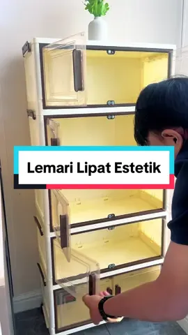 Lemari lipat serbaguna ✨ Praktis, aesthetic, hemat ruang! #LemariLipat #RakSerbaguna #RakAesthetic #RakBaju #RakSepatu  