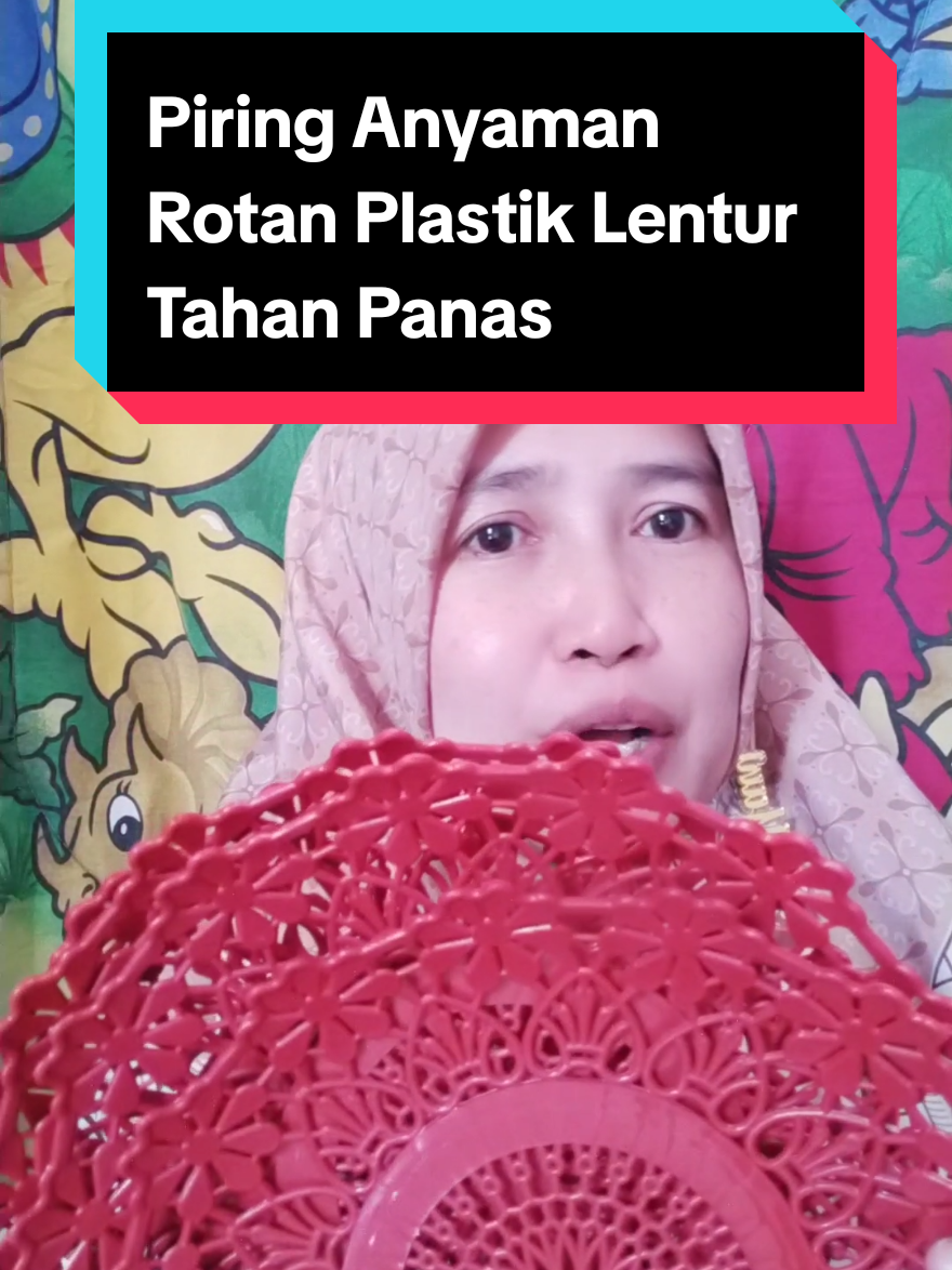 Piring anyaman rotan plastik tahan panas lentur anti patah #piringrotan #piring rotan plastik warna warni. 