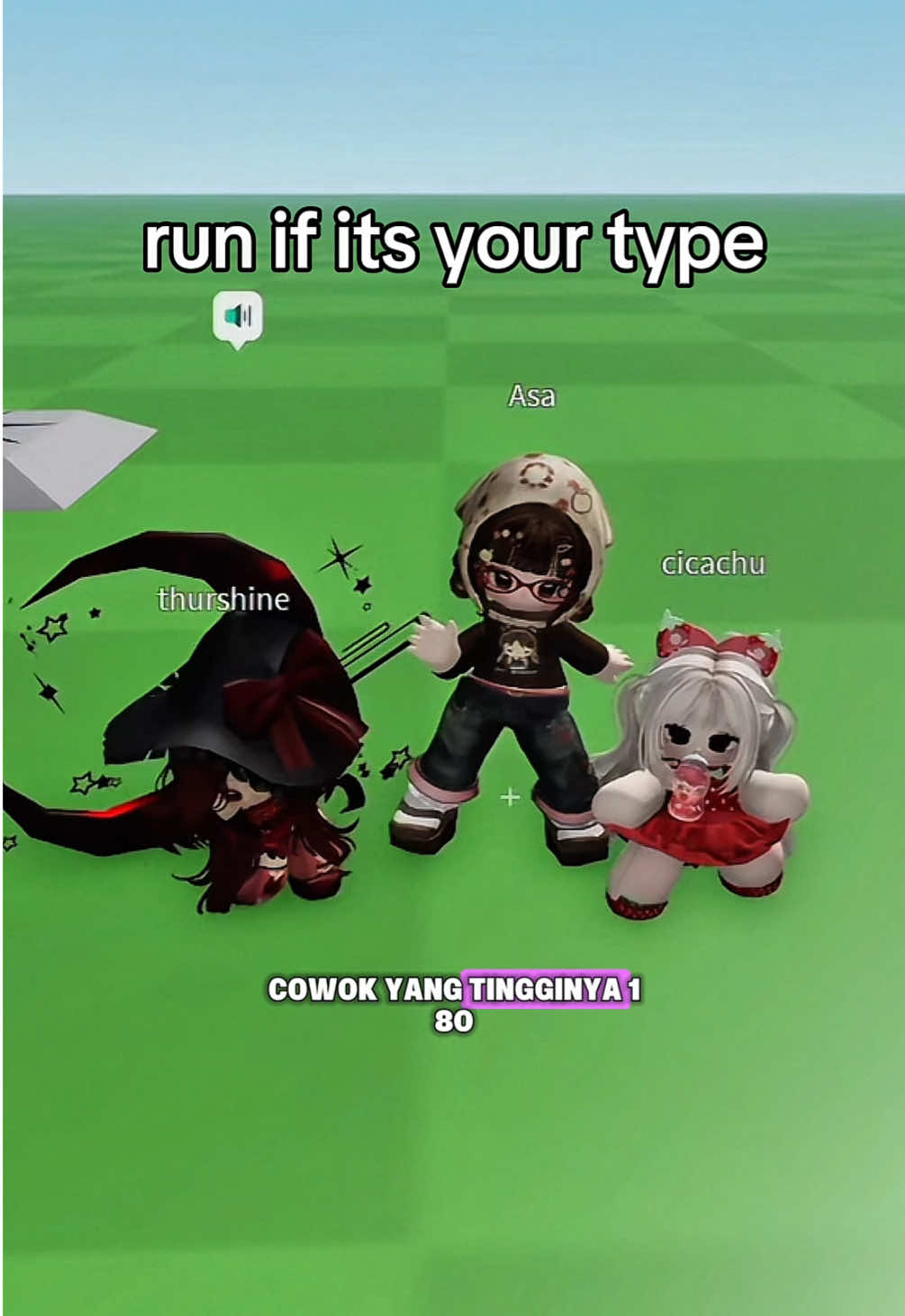 ikutan trend run if its your type di roblox @ina @Asa  #roblox #robloxtrend #trend 