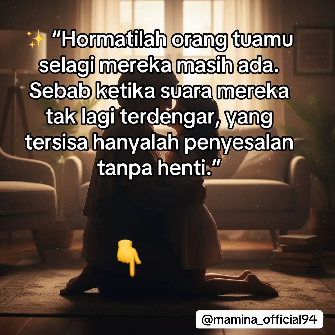 #creatorsearchinsights  🌹 Cara Menghormati Orang Tua 	1.	Dengarkan dengan tulus Jangan hanya mendengar, tapi pahami dan hargai setiap nasihat maupun cerita mereka. 	2.	Bersikap lembut dalam perkataan Ucapkan kata-kata yang baik, jangan meninggikan suara, apalagi membentak. 	3.	Luangkan waktu Sesibuk apa pun, sempatkan hadir menemani, karena kehadiranmu lebih berharga dari materi. 	4.	Doakan mereka setiap hari Mendoakan orang tua, baik yang masih hidup maupun yang telah tiada, adalah bentuk cinta yang abadi. 	5.	Berbakti dengan tindakan kecil Membantu pekerjaan rumah, menanyakan kabar, atau sekadar membuat mereka tersenyum adalah bukti hormat yang nyata. 	6.	Jaga nama baik mereka Jangan melakukan hal yang membuat orang tua merasa malu atau kecewa. 	7.	Hargai pengorbanan mereka Ingat bahwa apa yang kamu miliki hari ini tidak lepas dari doa, usaha, dan pengorbanan mereka. #allahuakbar  #anaksholeh  #viralvideo  #fyp 