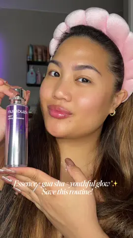 ✨Tool-free gua sha that actually works—powered by Numbuzin No.9 💧 @numbuzin_global  #numbuzin #numbuzinmates #nadguasha #guasha #kbeauty 
