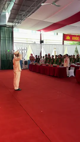 Lễ chào cờ tại buổi gặp mặt kỷ niệm 15 năm thành lập Trung đoàn CSCĐ Tây Bắc#xuhuong #dienbien 