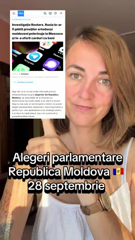 Reuters este una dintre cele mai mari agenții de știri din lume, cunoscută pentru furnizarea de informații și știri de înaltă calitate din diverse domenii, inclusiv politică, economie, finanțe, tehnologie și sport. #republicamoldova🇲🇩 #alegeri #parlamentare #ue #dezvoltare 