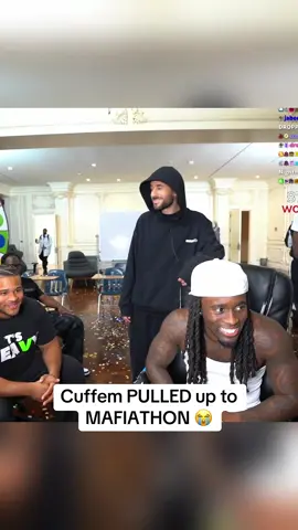 Cuffem PULLED up to MAFIATHON 😭 #kaicenat #cuffem #mafiathon3 #viral #fyp 